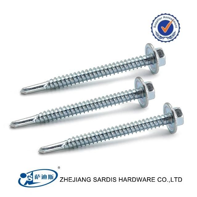 Hex Flange Head Self Drilling Screw with PVC Washer