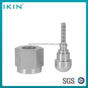 Ikin Stainless Steel Hydraulic Hose Fitting for Pressure Gauge Connector Ga Hydraulic Accessories Test Connector Hose Fitting
