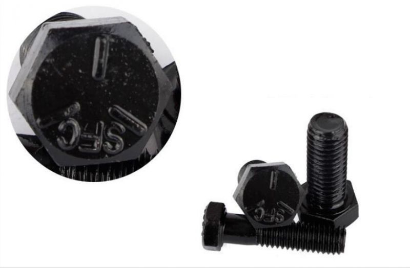 Heavy Duty Black Oxide Alloy Steel Carbon Steel DIN931 Bolts