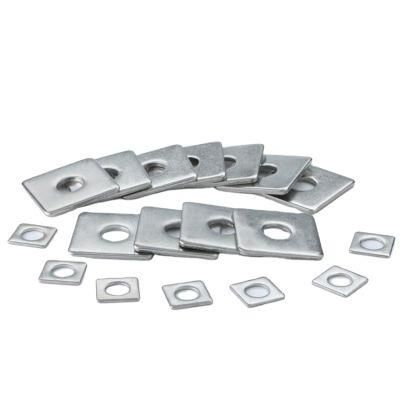 Square Washer Carbon Steel Black Galvanized Carbon Steel Gasket High Strength Flat Washer