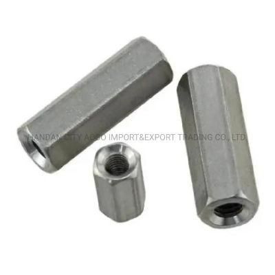 Stainless Steel 1/2 Hex Long Nut Coupling Nuts