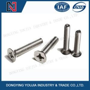 Jisb1111f Stainless Steel Cross Recessed Countersunk Head Screw