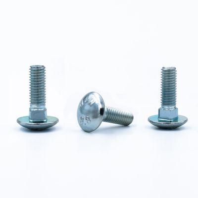 DIN603 Carriage Bolt Carbon Steel Galvanized Carriage Bolt/ Round Head Square Neck Bolt/Mushroom Head Bolt