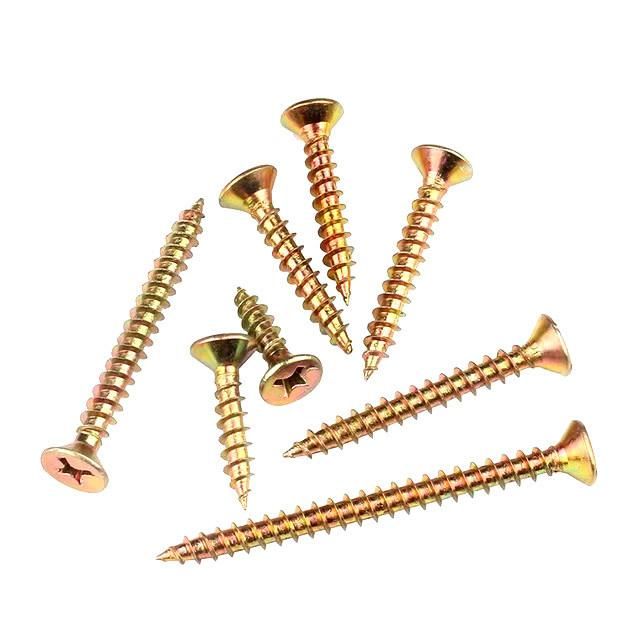 Flat Head Self Tapping Fiberboard Screw Furniture Screws Machine Screws