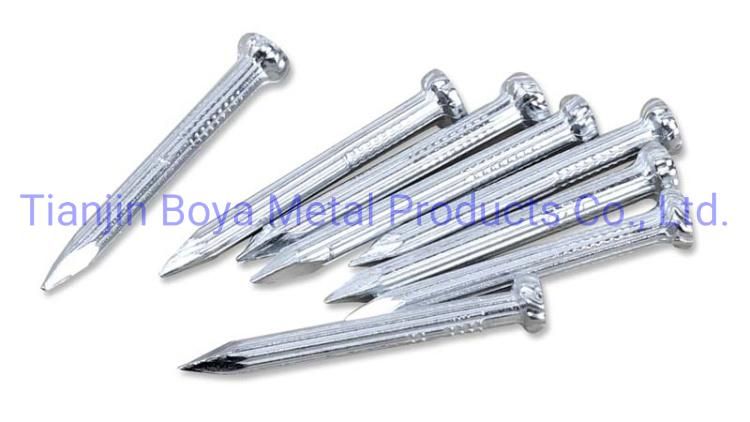 Tianjin Factory Zinc Coated Electric Galvanized Concrete Steel Nail