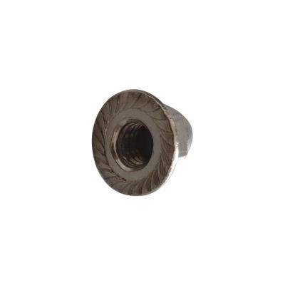 Stainless Steel Flange Cap Nuts, Hex Serrated Flange Cap Nut