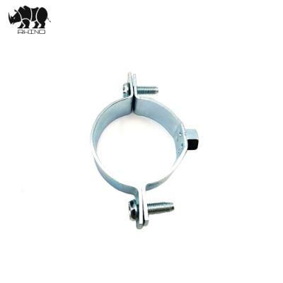 Pipe Joint Clamp, Zinc Plated, 6 Inch, Wall Mount Pipe Clamp