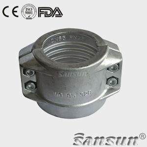304/316 Sanitary Pipe Fitting Hygienic Stainless Steel Clamps Aluminum Safety Clamp