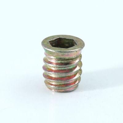 Zinc Alloy Teeth Furniture M3 M4 M6 M8 M10 M12 Insert Nut for Wood