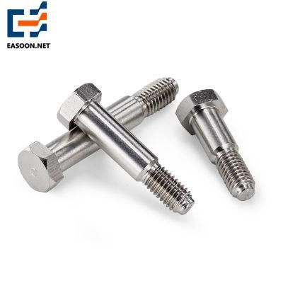 Stainless Steel Hex Head Shoulder Step Screws 304 Hex Bolt with Step A2-70 Step Head Socket Screw Stainless Steel Step Screw