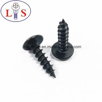 Philips Cross Recessed Truss Head Screw with Zinc Black Plated