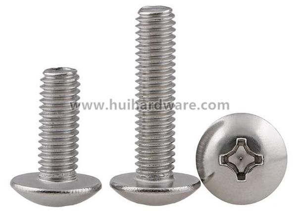 Stainless Steel 304 Philips Truss Head Machine Screw with Passivated