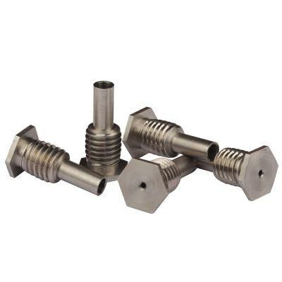 Customized Stainless Steel Hex Head Shoulder Machine Screws with Hole