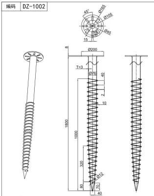 Angels GS880 No Dig Ground Screw Fence Post 4X4 Anchors