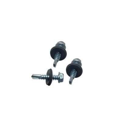 Hex. Washer Head Self Drilling Screw with Bonded Washer