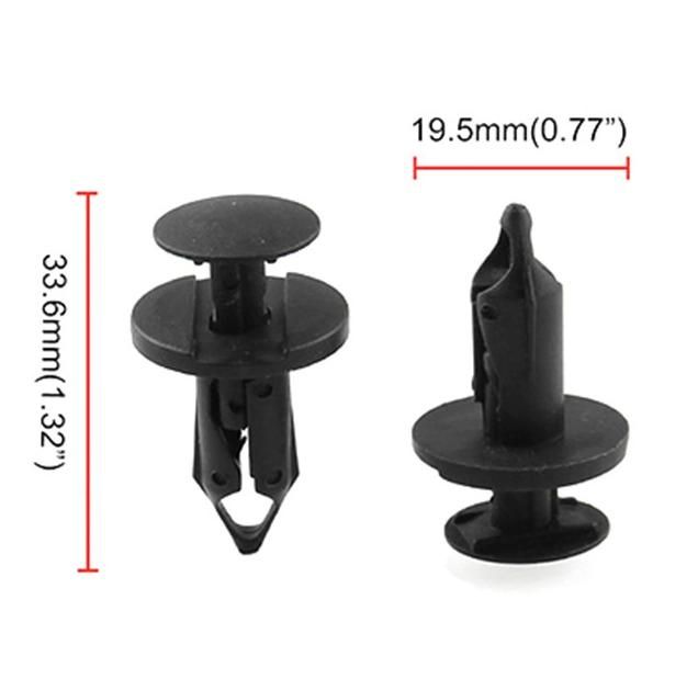 8mm Hole Automotive Plastic Fastener and Push Clips for Car Auto Fender