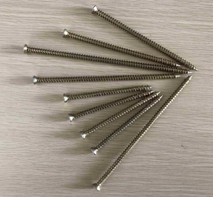 Torx Recess T30 Flat Head Concrete Screws Yellow Zinc Plated