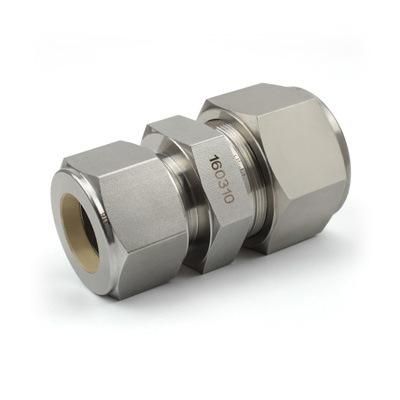 Stainless Steel 316 Leak-Free Double Ferrules Compression Tube Fittings Union Cross