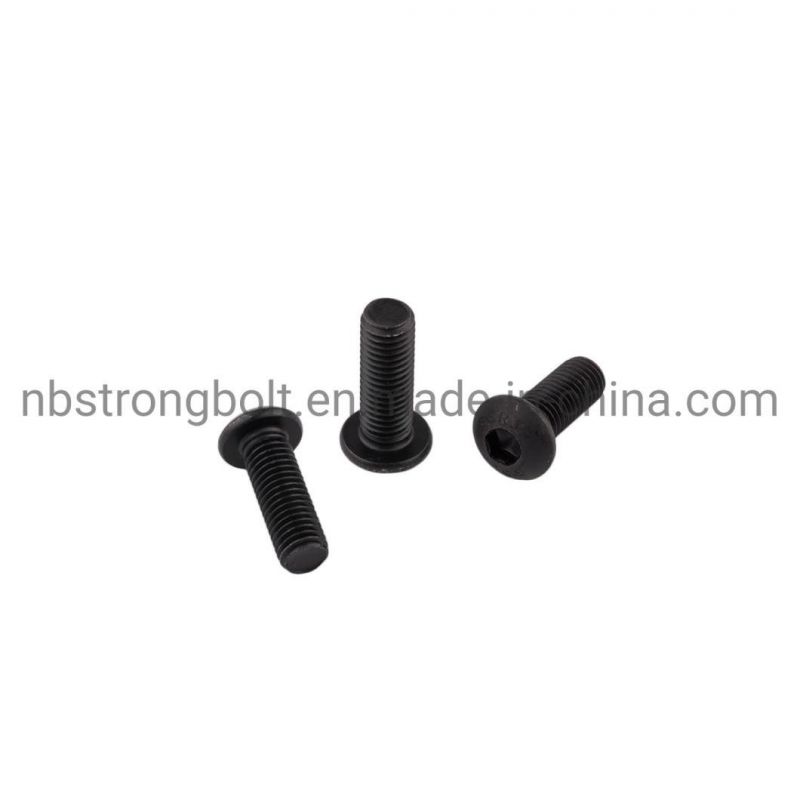 Hex Socket Button Head Screw with Black