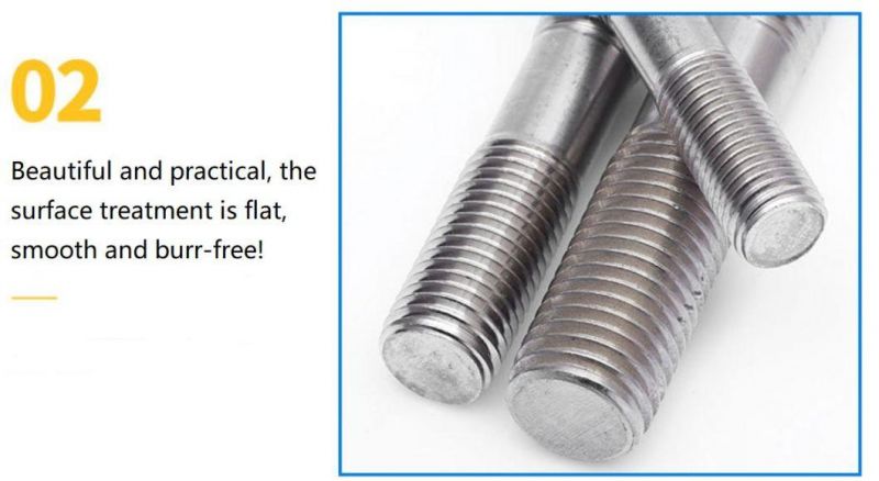 DIN975 Stainless Steel Double End Studs Bolt Threaded Stud