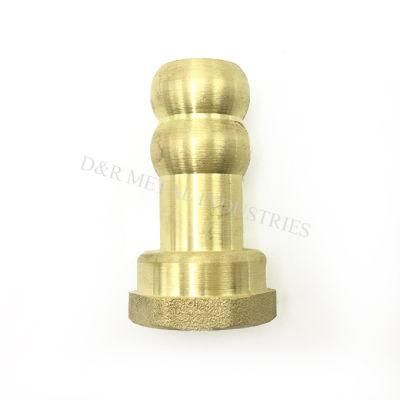 1/4&quot; NPT Male Thread Brass Hose End 3/8&quot; Hose Barb Hose Coupler Hex Head Brass Stem Pneumatic Brass Nipple