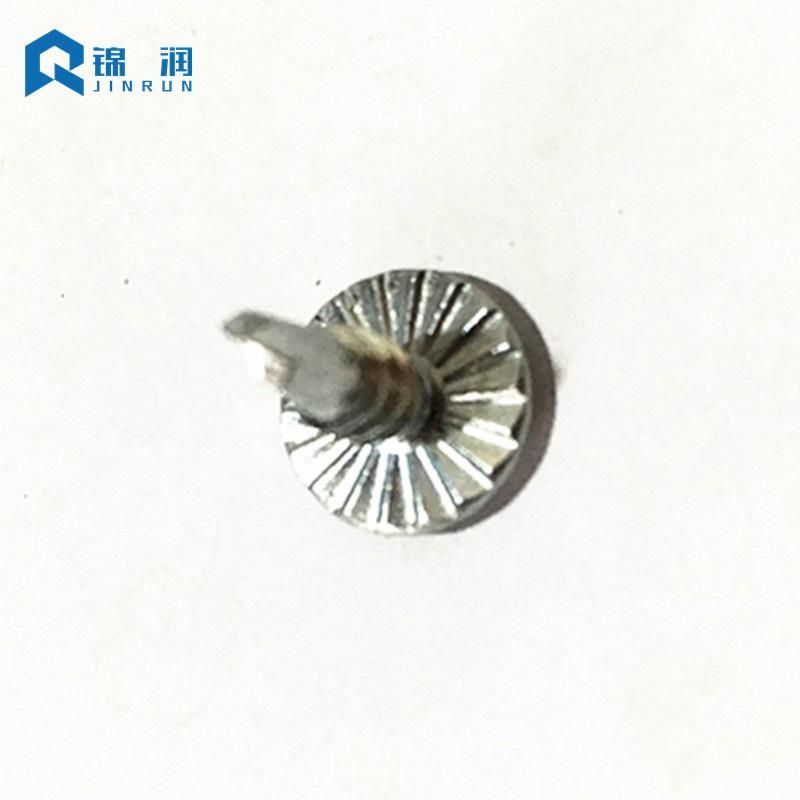Wafer Head Drilling Screws Zinc Plated Truss with Knurling