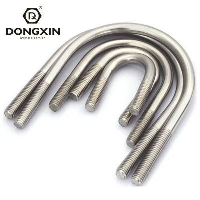 Factory Sales M4X60-M24 Stainless Steel 304 Round U Bolt