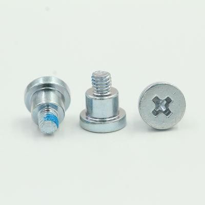 Cross Head Blue Patch Locking Anti Theft Precision Screw Machine Nylon Screw