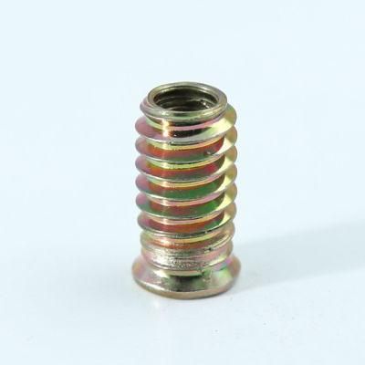 Furniture Knock-in Insert Nuts for Wood M3/M4/M6/M10/M12 Hex Drive Wood Insert Nut