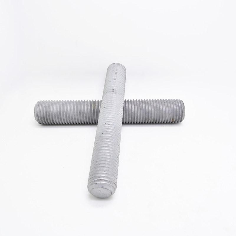 DIN976 Carbon Steel Full Thread Stud Bolt HDG and Zinc Plated with The Nuts