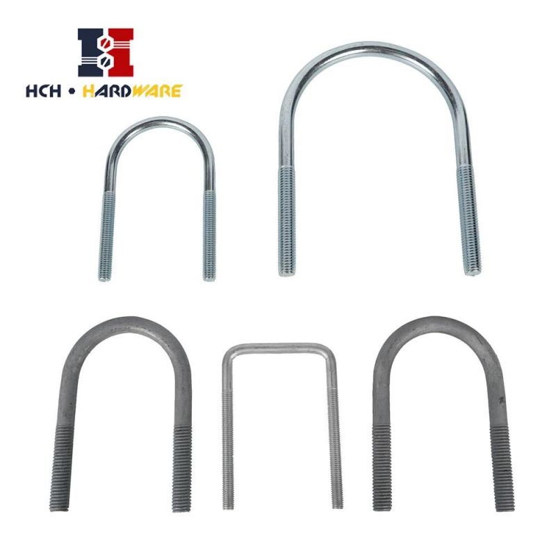 HDG Hot DIP Galvanized Steel Square Bend Bolt U Bolt From China