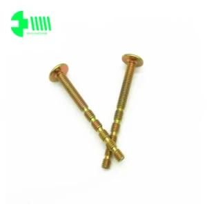 Color Zinc Plated Furniture Connector Phillips Truss Head Bamboo Screw