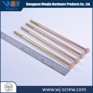 Customized Galvanized Hexagonal Head Long Neck Carriage Bolt Furniture Decorative Screws and Bolts