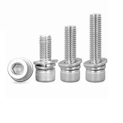 SS304 SS316 Hexagon Socket Combined Screw