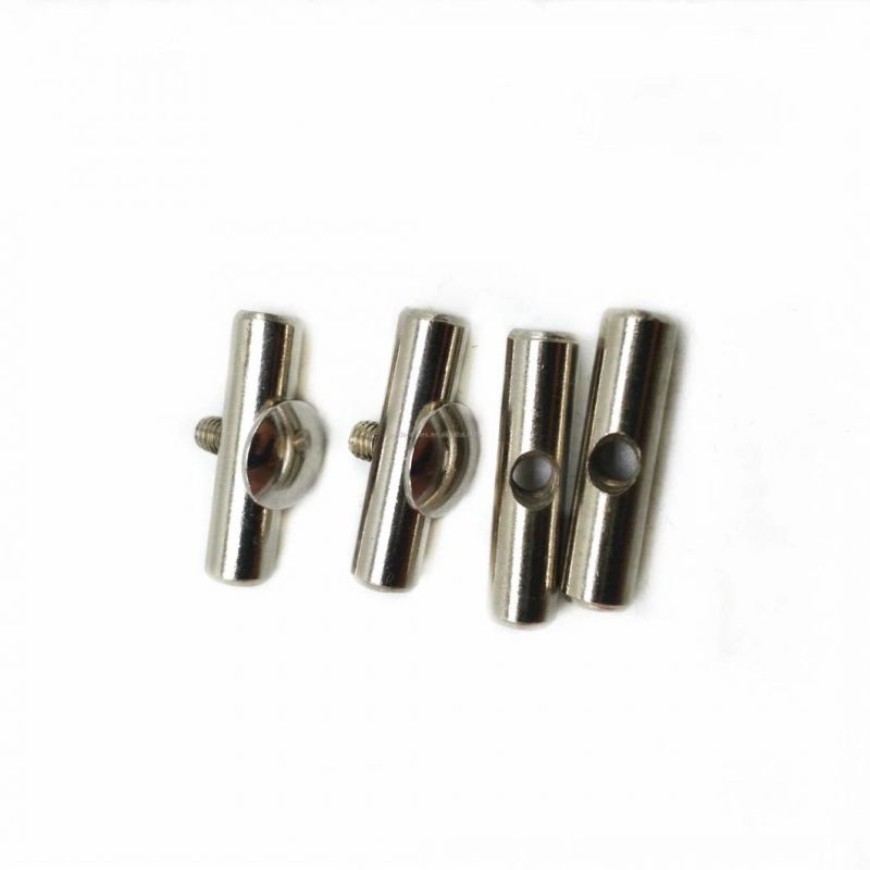 Nickel Plated Monk Head Nail Chicago Male and Female Rivets Screw