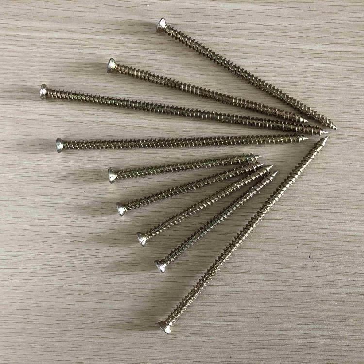 Torx Recess T30 Concrete Screws Yellow Zinc Plated