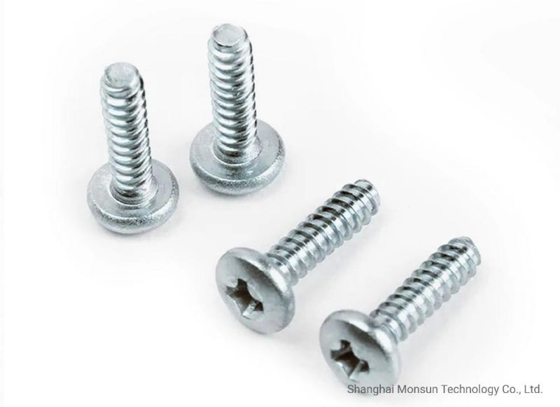 Case Hardened Steel Metric Pozi Pan Head Type B Self Tapping Screw