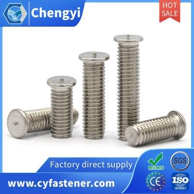 Custom Building Stainless Steel 314 316 317 Common Round Head Flange Welding Screw Flat Spot - Welding Bolt/Weld Bolt