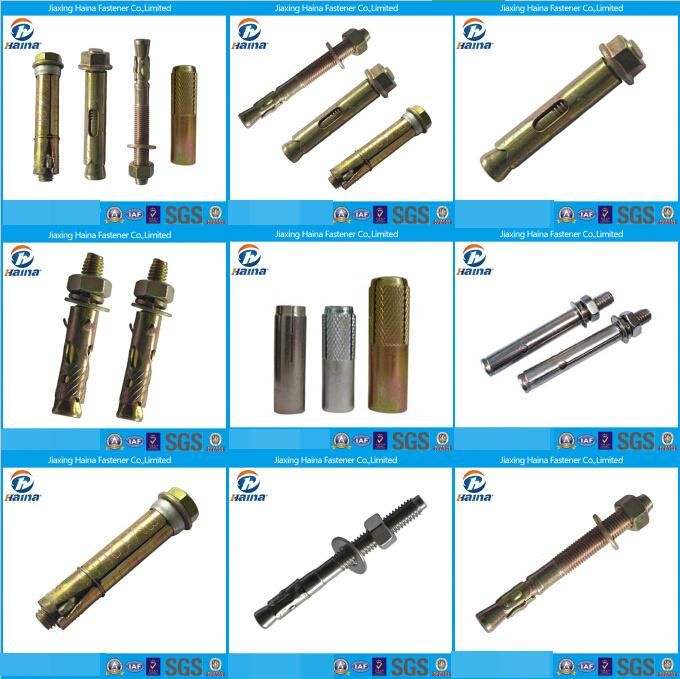 High Quality Color Zinc Plated Wedge Anchors