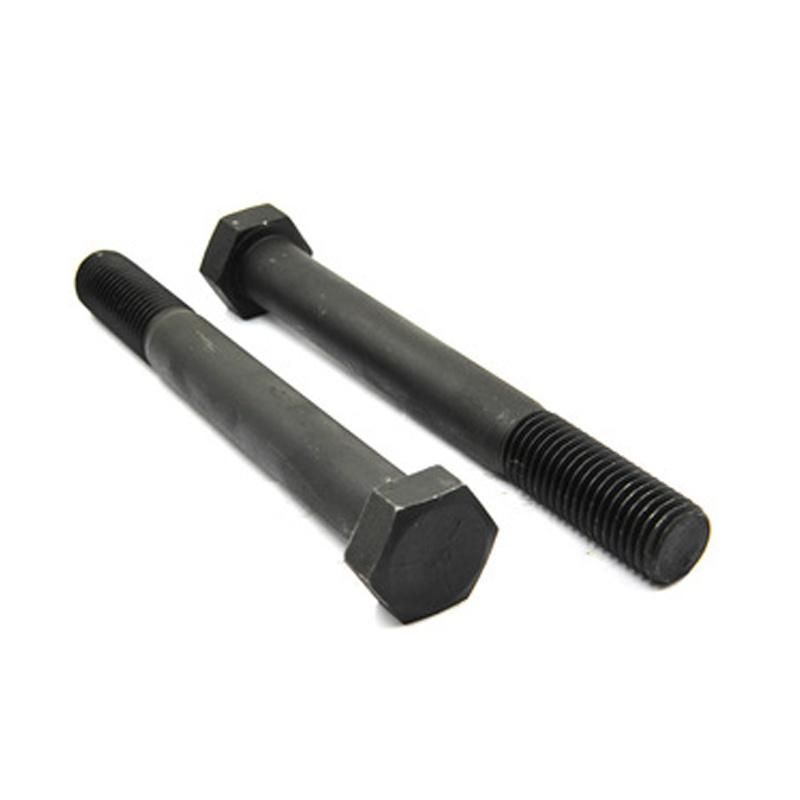 DIN931 Hex Head Bolt Hex Cap Screw Half Partial Thread Carbon Steel Black Oxide Galvanized