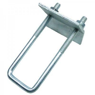 China Hot DIP Galvanized U Bolt Sizes Auto Part Trailer U-Bolt Nut Pipe Clamp High Strength 316 Stainless Steel Square U Bolt