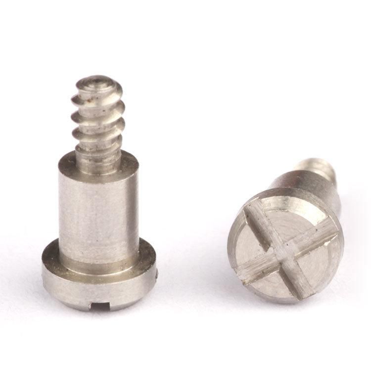 Stainless Steel Low Cap Head Phillips-Slotted Shoulder Machine Screws