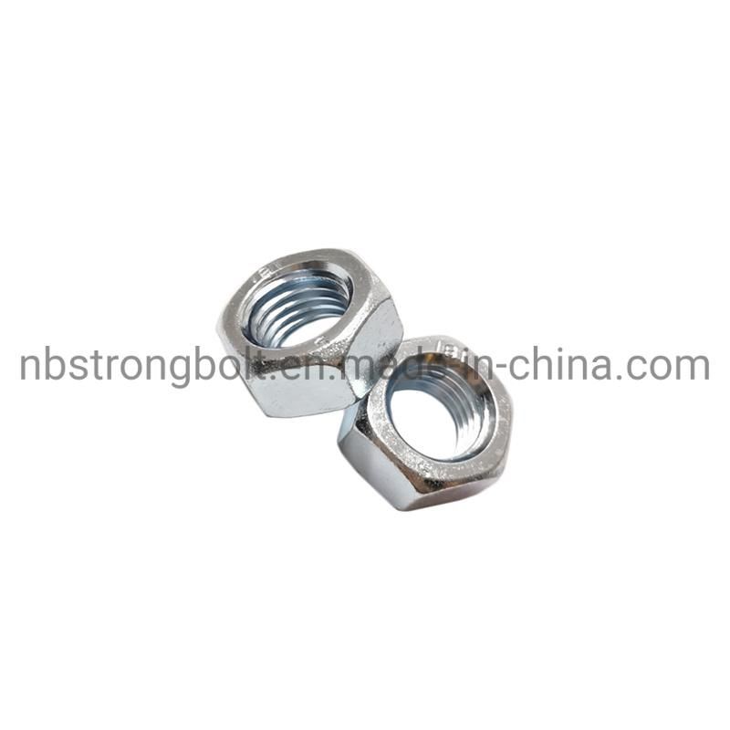 ASME/ANSI B18.2.2 Hex Nut with Zinc Gr. 2 3/8"-16