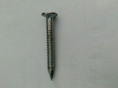 Electro-Galvanized Clout Roofing Nails with Rings Shank