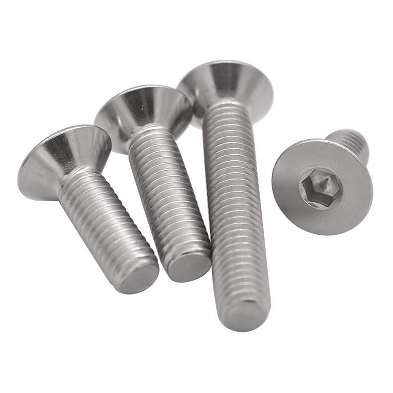 DIN 7991 Flat Head Countersunk Head Hex Socket Cap Screw. Stainless Steel 304 316