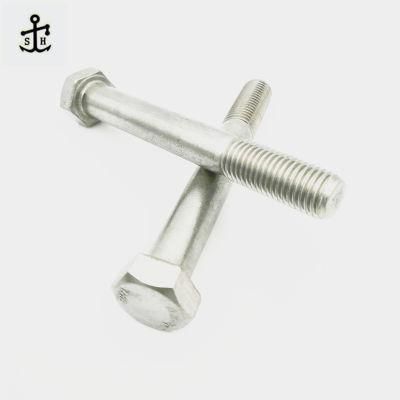 Chinese Ss Fastener DIN931 Big Size M36 Stainless Steel A2-70 Hex Hexagon Bolts in Stock Made in China