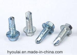 Hex Head Screw Self Tapping Self Drill Screw Zine Plate Building Material