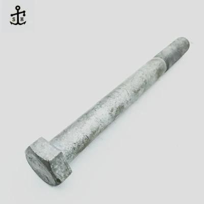Hexagon High Strength Bolt Group M5-M56 Steel Structure Hot DIP Galvanized Heavy Hexagon Bolt