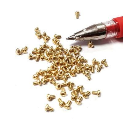 Brass Mini Small Micro Pan Head Phillips Cross Precision Screw