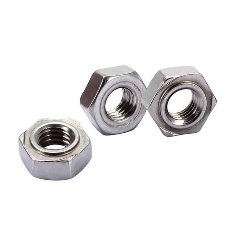 DIN 929 Stainless Steel SUS304 Ss M5 M6 M8 Hexagon Hex Weld Nuts